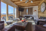 Alpe D'Huez Location Chalet Luxe Acumanite Salon