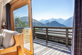 Alpe D'Huez Location Chalet Luxe Arbrika Balcon Vue