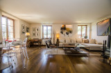 Chamonix Location Appartement Dans Chalet Luxe Malysse Salon 