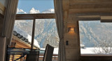 Chamonix Location Chalet Luxe Chamotite Baie Vitrée