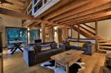 Chamonix Luxury Rental Chalet Coraudin Living Room 4