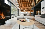 Chamonix Mont Blanc Rental Chalet Luxury Paradamete Living Room 1