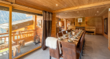 Chatel Luxury Rental Chalet Chapa Dining Area