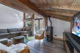 Courchevel 1300 Luxury Rental Appartment Tilanche Living Area