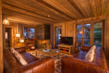 Courchevel 1300 Location Chalet Luxe Maricite Salon