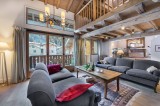 Courchevel 1300 Luxury Rental Chalet Nibate Living Room 3