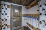 Courchevel 1300 Luxury Rental Chalet Noubate Ski Room