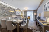 Courchevel 1550 Luxury Rental Appartment Telekia Dining Room