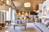 Courchevel 1550 Luxury Rental Appartment Telemite Living Room 2