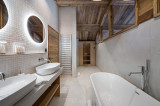 Courchevel 1550 Location Chalet Luxe Couli Salle De Bain  1