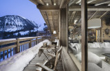 Courchevel 1550 Location Chalet Luxe Crookesite Balcon