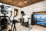 Courchevel 1550 Luxury Rental Chalet Niebite Fitness Room