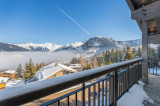 Courchevel 1550 Location Chalet Luxe Niulie Vue Balcon