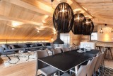 Courchevel 1550 Luxury Rental Chalet Niuron Dining Room 2