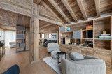 Courchevel Luxury Rental Chalet Nuummite Living Room
