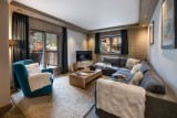Courchevel 1650 Luxury Rental Appartment Alsolite Living Room