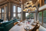 Courchevel 1650 Luxury Rental Chalet Akurlonte Dining Room 2