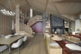 Courchevel 1650 Location Chalet Luxe Barbaste Salon 2