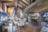 Courchevel 1650 Location Chalet Luxe Courbou Salon 2