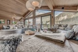 Courchevel 1650 Luxury Rental Chalet Elana Living Room