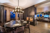 Courchevel 1650 Luxury Rental Chalet Nezilovite Dining Room