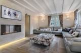Courchevel 1650 Luxury Rental Chalet Novakelite Living Room