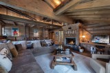 Courchevel 1850 Luxury Rental Appartment Bapilite Living Room