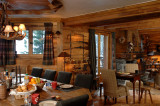 Courchevel 1850 Location Chalet Luxe Azurite Séjour 1