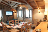 Courchevel 1850 Location Appartement Dans Chalet  Luxe Cavansite Salon