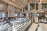 Courchevel 1850 Location Chalet Luxe Cesario Salon 