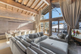 Courchevel 1850 Location Chalet Luxe Cesario Séjour 