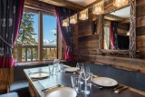 Courchevel 1850 Location Chalet Luxe Cesarolite Salle A Manger