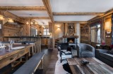 Courchevel 1850 Luxury Rental Chalet Cesarolite Living Room 3