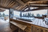 Courchevel 1850 Luxury Rental Chalet Chursinite Outdoor Jacuzzi