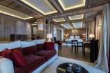 Courchevel 1850 Luxury Rental Chalet Chursinite Living Room