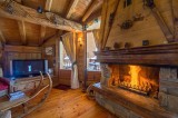 Courchevel 1850 Luxury Rental ChaletTantalite Living Room 2