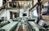 Courchevel 1850 Location Chalet Luxe Tazay Salon 1