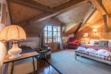 Courchevel Location Chalet Luxe Saphir Blanc Chambre