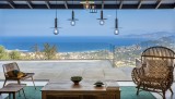 Ile Rousse Location Villa Luxe Iolite Salon Vue Mer