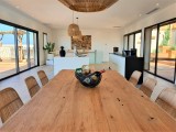 Ile Rousse Luxury Rental Villa Iris Violet Dining Room