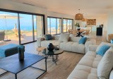 Ile Rousse Luxury Rental Villa Iris Violet Living Room