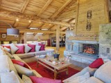 La Clusaz location Chalet Luxe Lawsonite Salon