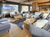 La Clusaz Location Chalet Luxe Ledouwite Salon 