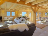 La Clusaz Location Chalet Luxe Lewandute Salon