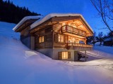 La Clusaz Location Chalet Luxe Lewidite Extérieur Nuit 1