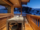 La Clusaz Location Chalet Luxe Lewidite Table Extérieure