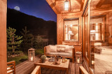 La Clusaz Location Chalet Luxe Liwadite Terrasse