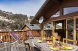 La Plagne 1800 Location Chalet Luxe Ligia Terrasse 