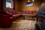 La Plagne Location Chalet Luxe Pyrite Salon 