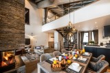 La Tania Luxury Rental Chalet Alta Dining Room